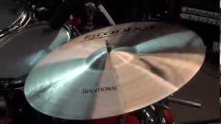 Video thumbnail for Istanbul Mehmet Traditional Thin Crash 19"  weight: 1432 g by Dlikin Drums Production