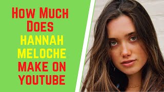 How Much Does Hannah Meloche Make On YouTube, Hannah Meloche Net Worth