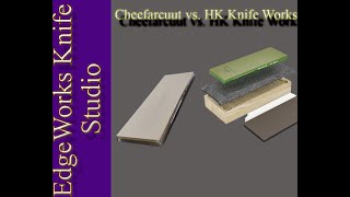 Cheefarcuut 400 grit vs. HK Knife Works 400 EH - Vitrified Diamond stone shootout
