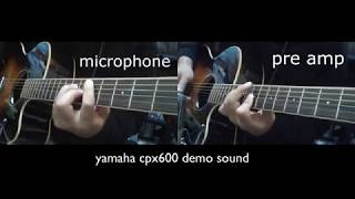 Video thumbnail for yamaha cpx600 acoustic electric guitar - demo sound by fantasticjunetv