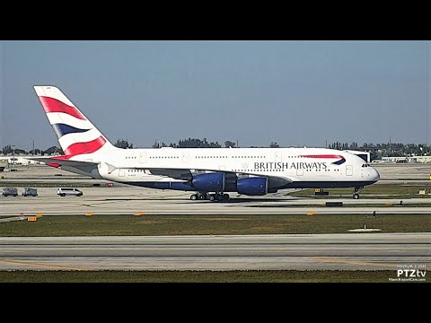 LIVE Miami Airport -- Watch runway 9/27 with tower radio traffic!