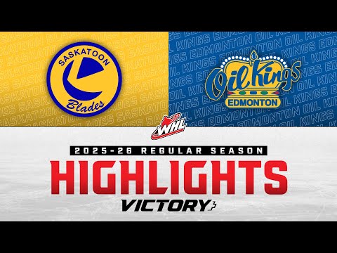 Saskatoon Blades at Edmonton Oil Kings 01/25 | WHL Highlights 2025-26