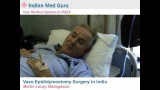 Mr. Martin, Madagascar patient video testimonial India