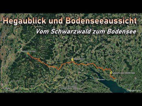 Vom Schwarzwald zum Bodensee - Hegaublick und Aussicht übern Bodensee #germany