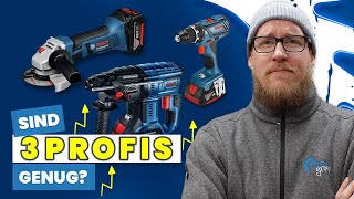 Das BOSCH 3er-Starterpack! GSR 18V-28, GWS 18-125 V-Li und GBH 18V-21 im TEST! || ToolGroup