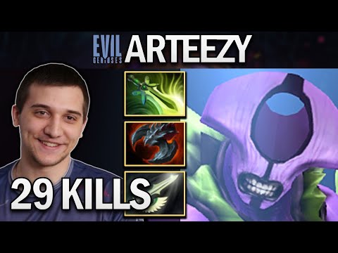 EG.ARTEEZY FACELESS VOID WITH 29 KILLS - DOTA 2 7.27 GAMEPLAY