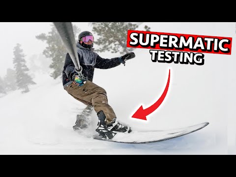 Testing The Nidecker Supermatics in Deep Snow