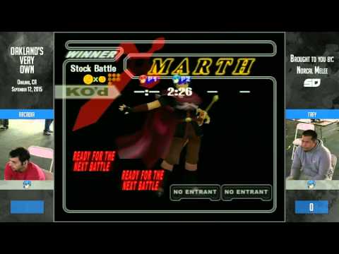 Oakland's Very Own: Singles - Winners Bracket: Arcadia (Marth) vs Tafy (Marth)