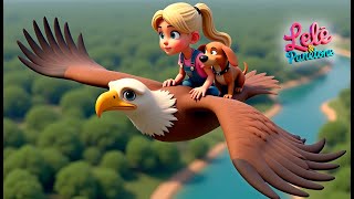 O Mundo Visto do Céu! | Lelê & Panetone em uma Aventura com as Aves | Desenho Educativo Infantil