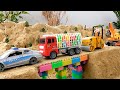 Collection Funny Videos Toy Bridge Construction Vehicles