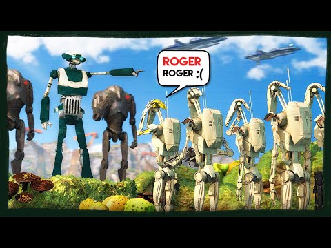 Which Planets were Battle Droids most Scared to Fight on?