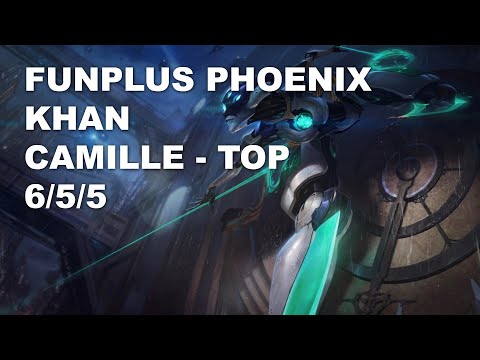 FunPlus Phoenix Khan Top Camille vs Aatrox - KR Challenger Patch 10.9
