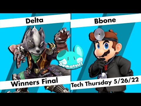 Delta (Wolf) vs Bbone (Dr. Mario, Yoshi) - WF - Tech Thursday 5/26/22 - Seikatsu