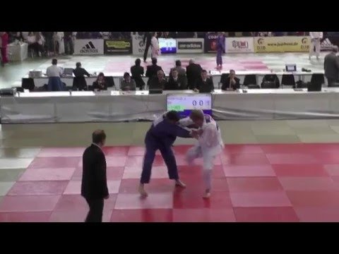 DEM U21 2016 -81 kg Vorrunde Janosch Hunfeld - Henrik Schreiber