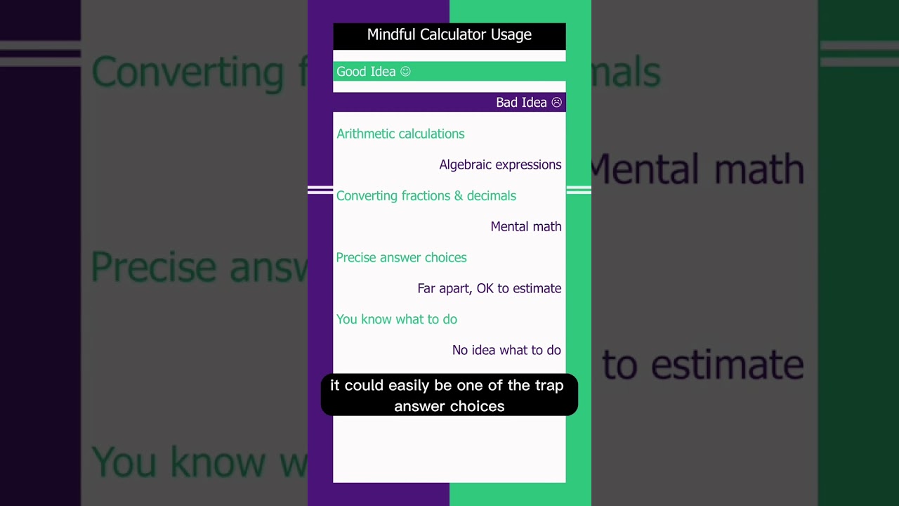 Let's continue our series on calculator usage tips on the GRE! #shorts