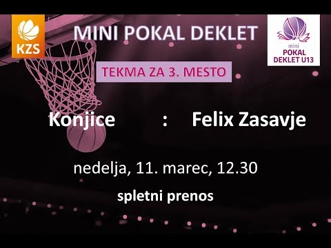 Mini pokal deklet - Konjice : Felix Zasavje - za 3. mesto - Sezona 2017/18