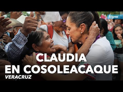 🔴 EN VIVO Claudia termina recorrido por Veracruz | Va a Cosoleacaque