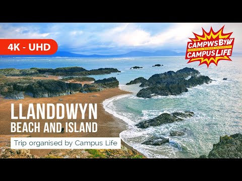 Visit to Newborough Beach/Llandwyn Island with Campus Life Bangor, Wales, UK (4K-UHD)