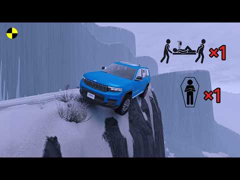 Realistic High-Speed Car Crashes in BeamNG.drive #132 | Ultra Detailed Crash Compilation