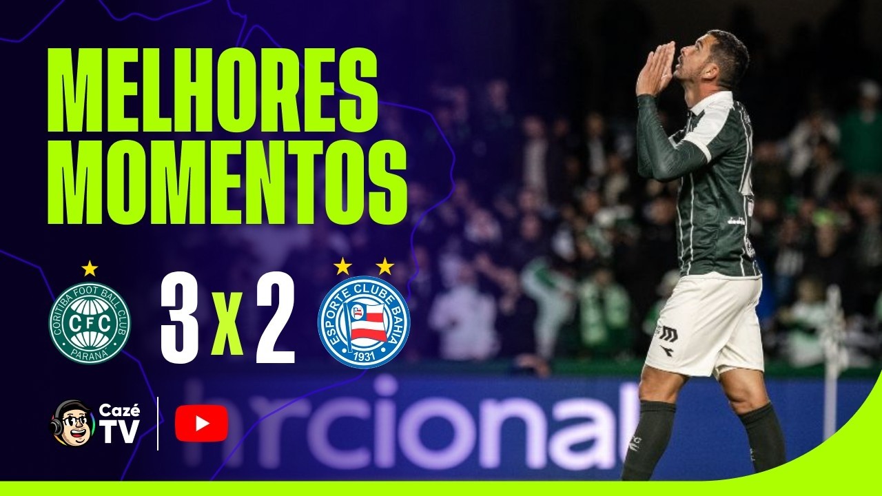 MELHORES MOMENTOS: CORITIBA 3 X 2 BAHIA | BRASILEIRÃO 2026 | 17ª RODADA
