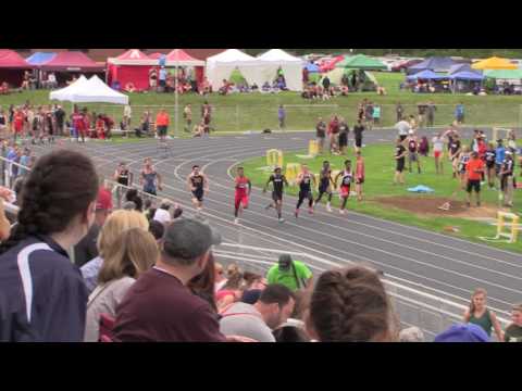 AA South Qualifiers Boys 100 Meter Semi Finals Heat 1 (Andre Bolton-Monessen)