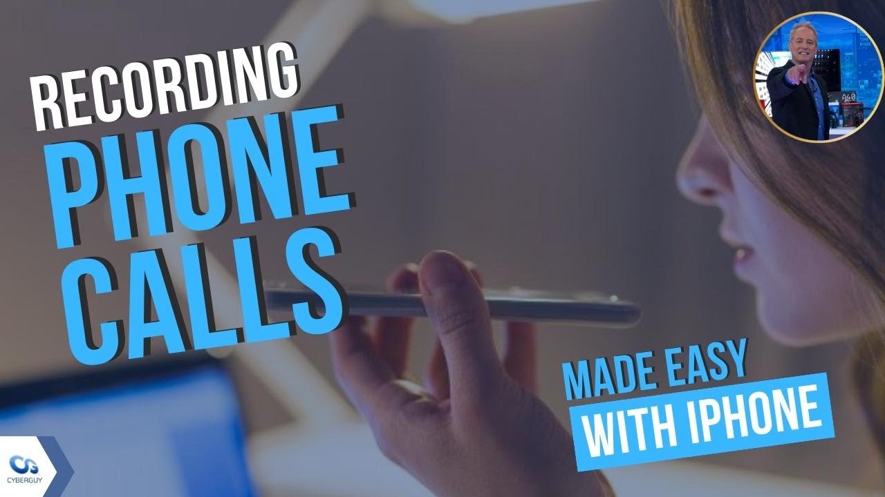 How to record phone calls on your iPhone| Kurt the CyberGuy