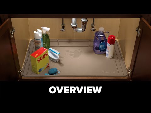 WeatherTech SinkMat - Spill-Proof Under Sink Mat for Bathroom