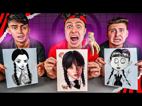 QUEM FIZER O MELHOR DESENHO DA WANDINHA, VENCE! - Desafio