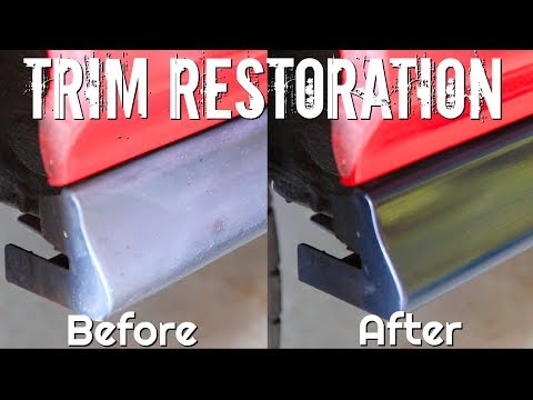 How To CLEAN and Restoration of Faded Black Plastic Trim! Video