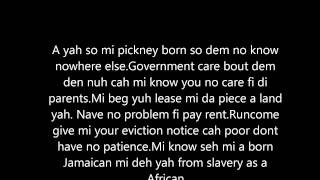 Vybz Kartel- Poor People Land lyrics