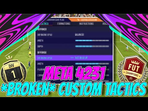 FIFA 21 - INSANE TOP 200 PRO PLAYER (4231) CUSTOM TACTICS + PLAYER INSTRUCTIONS!!