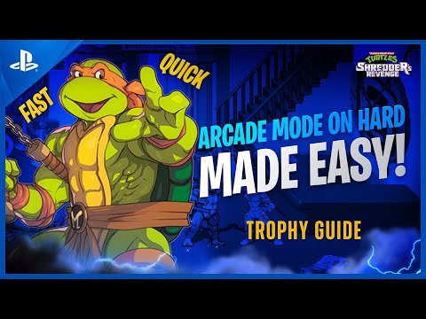 TMNT: Shredders Revenge Like The Old Days! Trophy Guide The Quickest Method On The Gnarliest Mode!