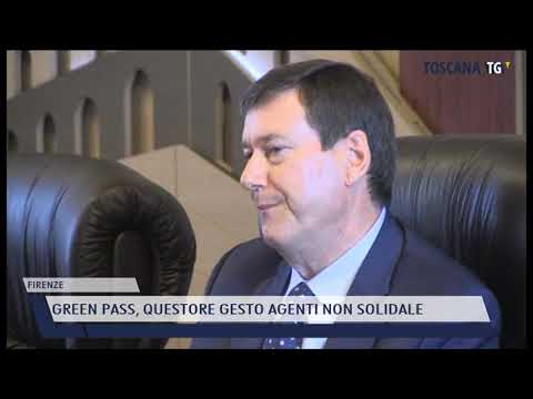 2021-07-27 FIRENZE - GREEN PASS, QUESTORE GESTO AGENTI NON SOLIDALE