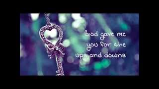God Gave Me You (Dave Barnes) Lyrics on Screen