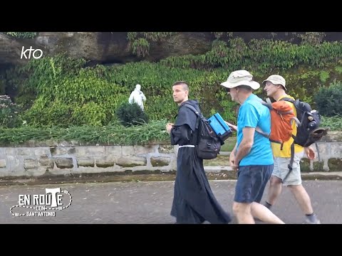 Premier jour de pèlerinage, entre chaleur et prière - 29/06 | #CheminSaintAntoine