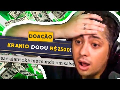 DOANDO R$2500 PARA STREAMERS