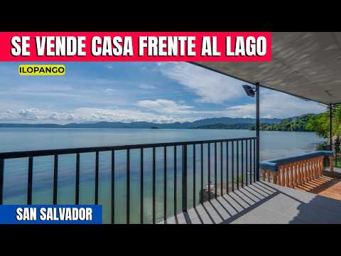 EL SUEÑO FRENTE AL LAGO 😍 | Casa con vista al lago más hermoso de El Salvador