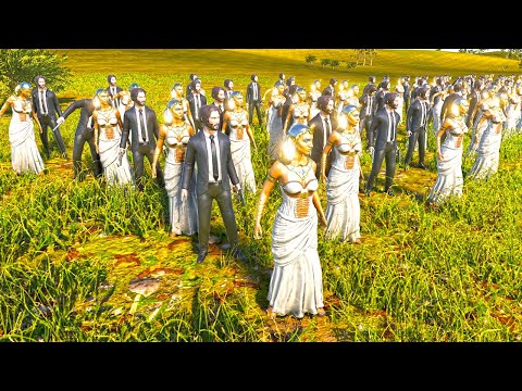 200 Cleopatra & 50 John wick VS 3 million evils !! Ultimate Epic Battle Simulator 2 | UEBS 2