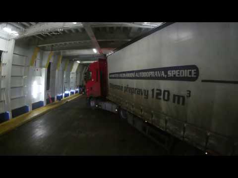 Germany. Motorway A19, Rostock port, ferry to Trelleborg — Rostock, 2016, 4x