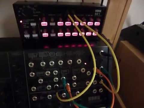 How to transpose sequences with the Korg SQ-1 and Korg MS-20 mini