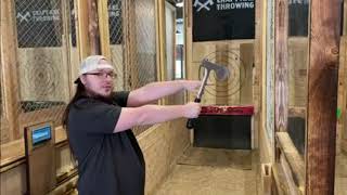 Axe Throwing Demo | Hatchet Throwing