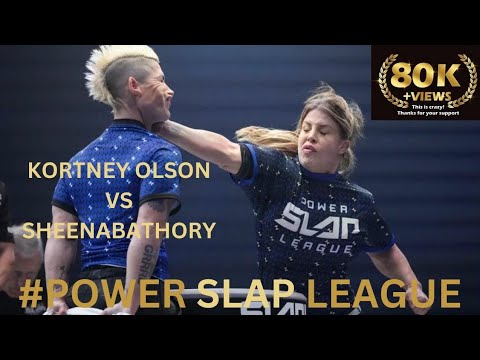 POWER SLAP LEAGUE  KORTNEY OLSON VS SHEENA BATHORY LIGHTWEIGHT KNOCKOUT #trending #viral #shorts