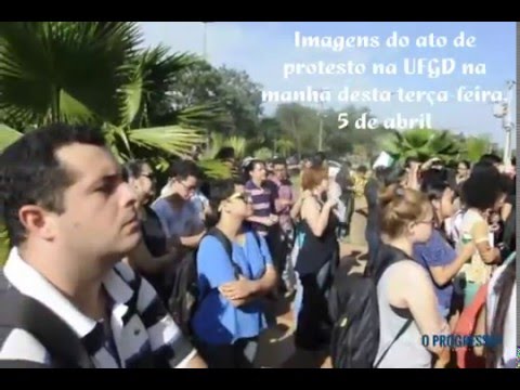 Protesto na UFGD contra estupro