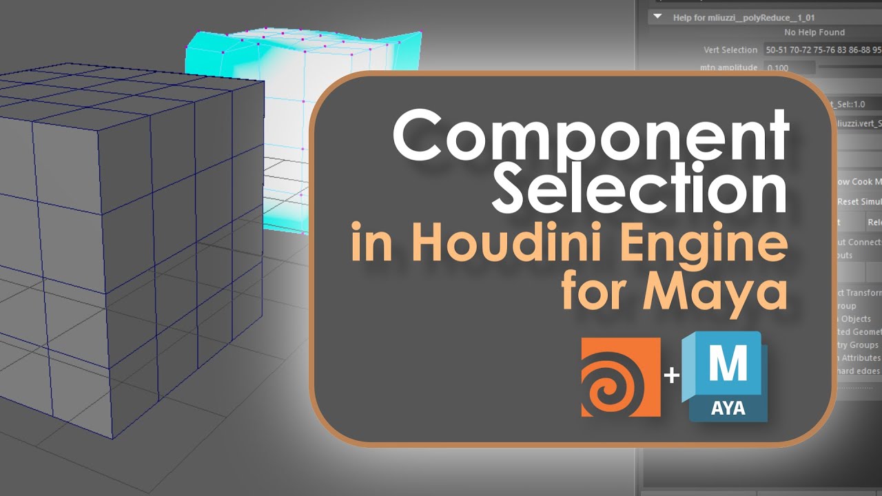 Component Selection in Houdini Engine for Maya