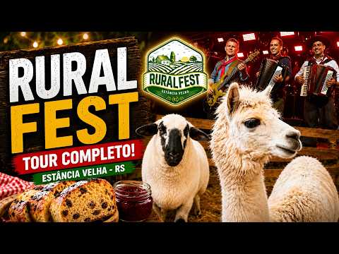 Rural Fest Estância Velha RS: Tour Completo por Comidas, Animais e Atrações!