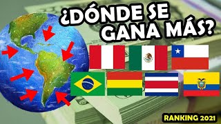 Salario Minino Latinoamérica 2021 ¿Dónde se Gana más? | El Peruvian