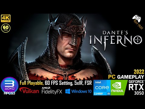 Dantes Inferno PC Gameplay | RPCS3 | Full Playable | PS3 Emulator | 4k60FPS | 2022 Latest