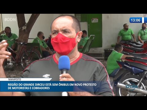 Região do Grande Dirceu está sem í´nibus devido a novo protesto de motoristas e cobradores 01 02 2