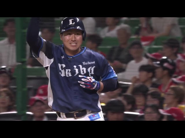 【8回表】遂に均衡破れる!! ライオンズ・渡部聖弥 センターへ先制タイムリーを放つ!! 2025年7月4日 福岡ソフトバンクホークス 対 埼玉西武ライオンズ