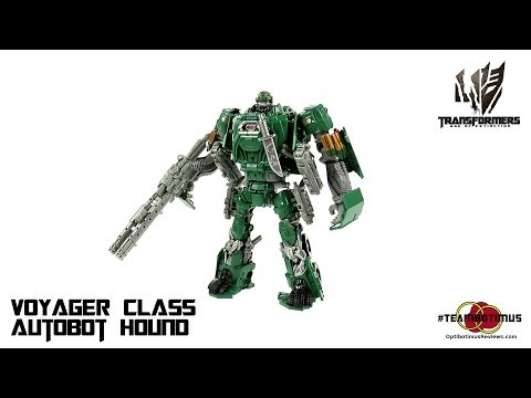 Video Review of the Transformers Age of Extinction: Voyager Class Autobot Hound